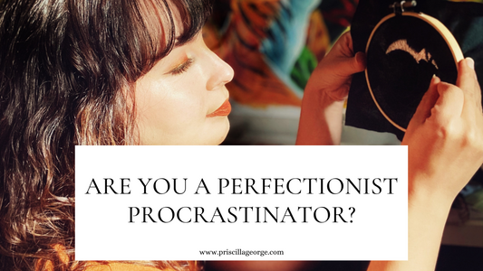 perfectionist procrastinator perfectionism procrastination artist painter creative creativity coach coaching priscilla george