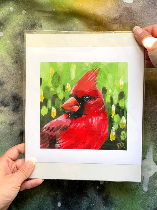 Cardinal Male Print