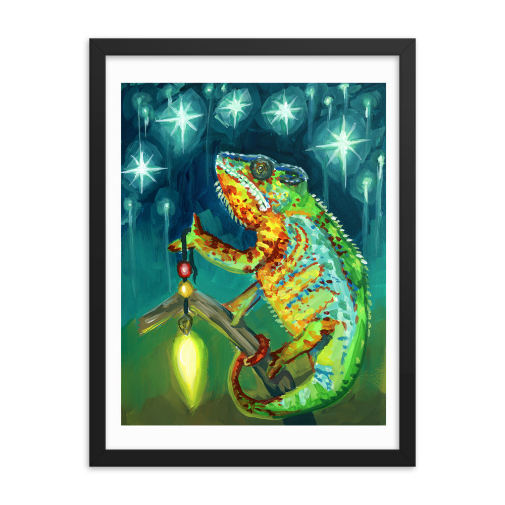 Chameleon Messenger - Framed Print