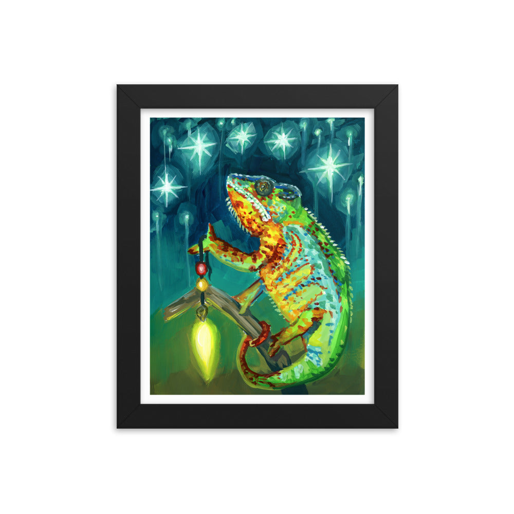 Chameleon Messenger - Framed Print