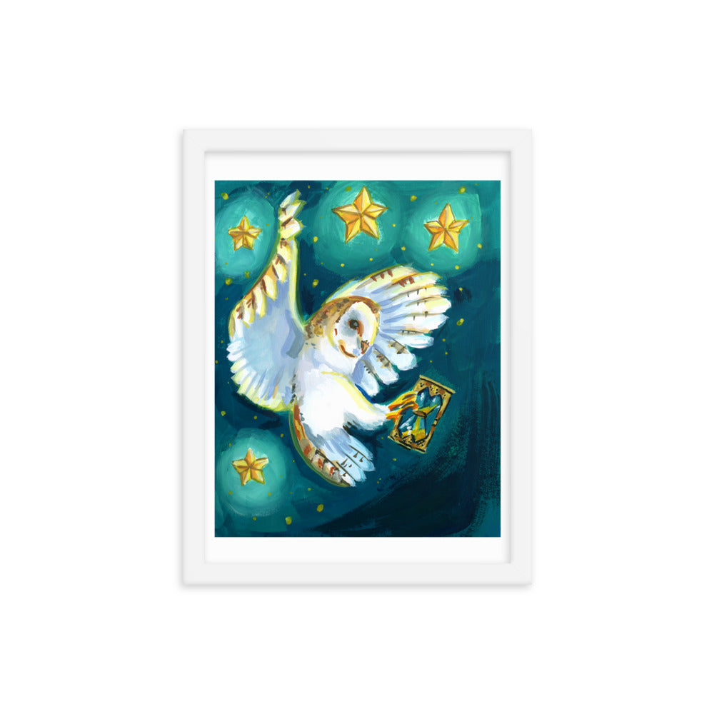 Owl Messenger - Framed Print