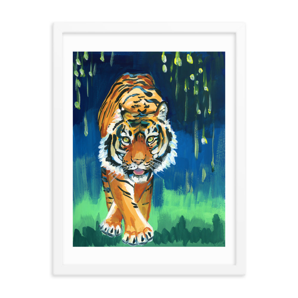 Tiger Messenger - Framed Print