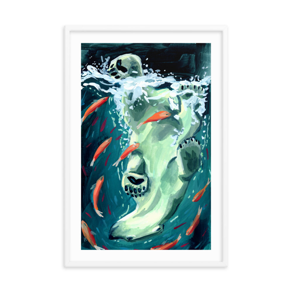 Underwater - Framed Print