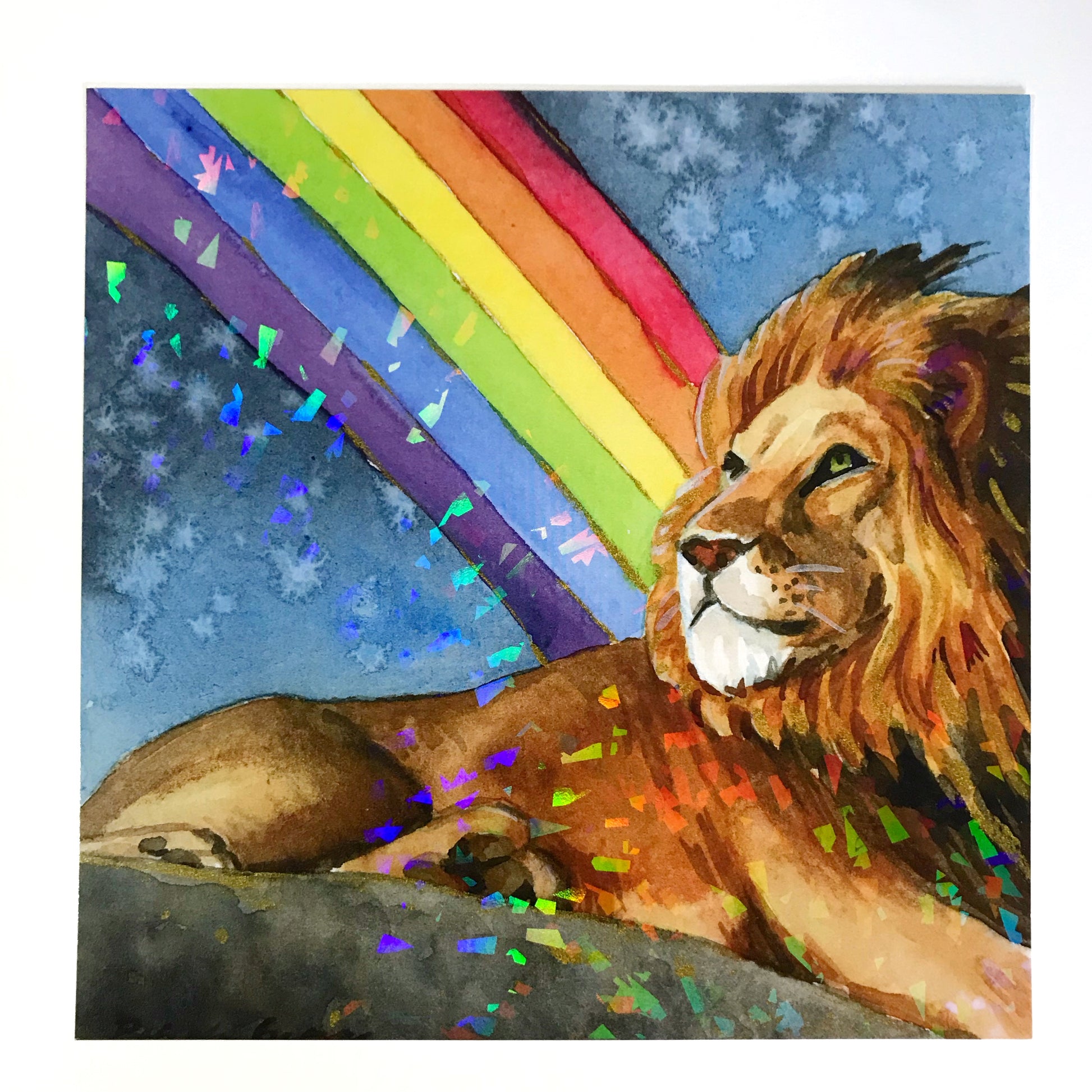 Holographic - End of the Rainbow - Priscilla George Fine Art