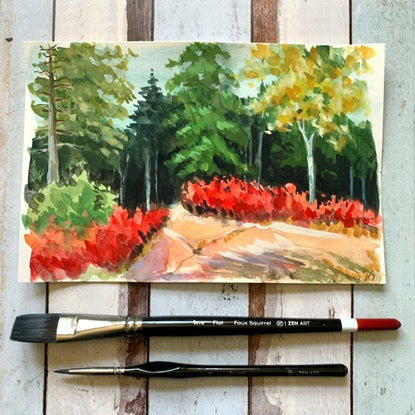Into The Woods - Priscilla George Fine Art